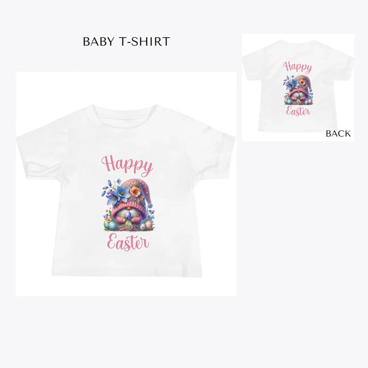 Watercolor-Spring-Easter-Gnomes-custom-baby-t-shirt-artfulane