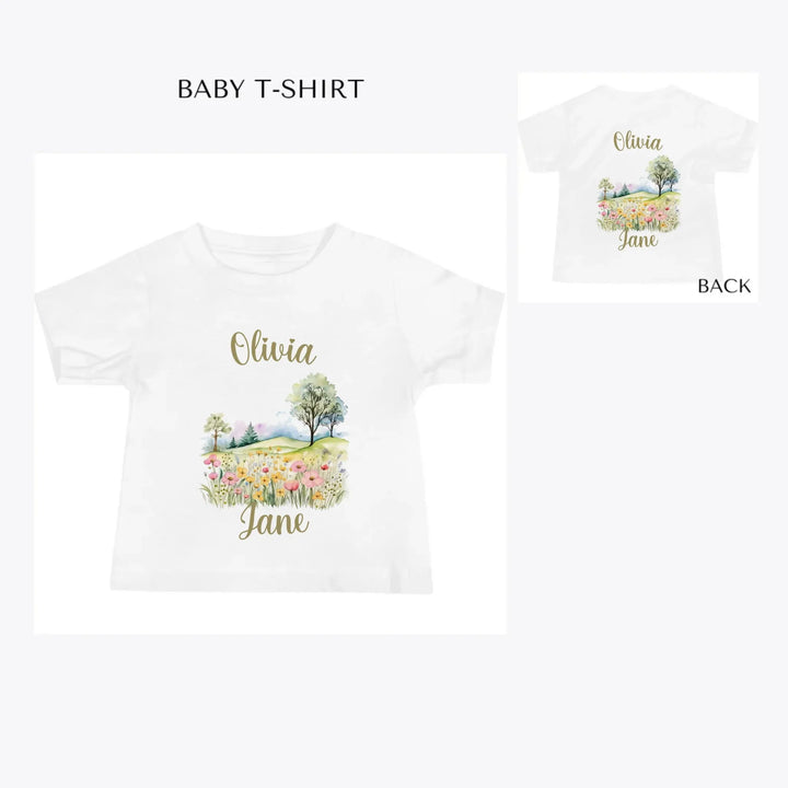 Watercolor-Spring-custom-baby-t-shirt-artfulane