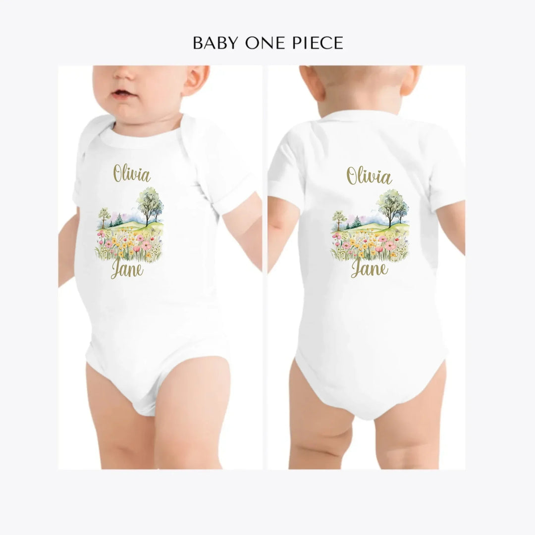Watercolor-Spring-custom-baby-one-piece-artfulane