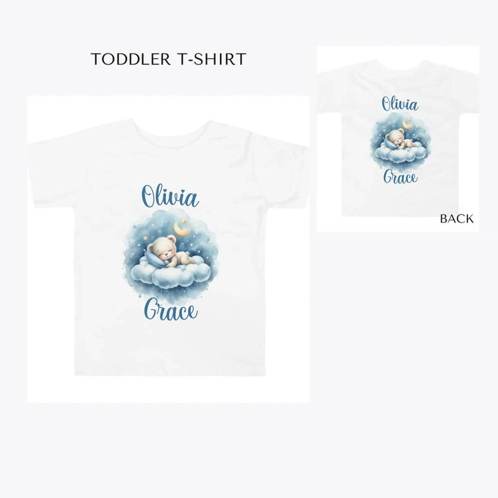 Watercolor-Teddy-Bear-Sleeping-on-Clouds-toddler-custom-t-shirt-artfulane