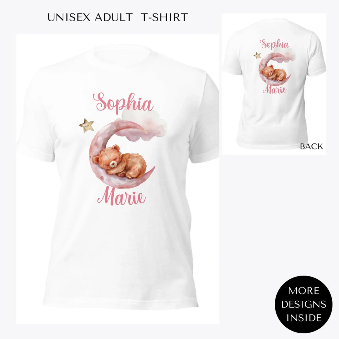 Watercolor-Teddy-Bear-Flying-Airplane-custom-women-unisex-adult-t-shirt-artfulane