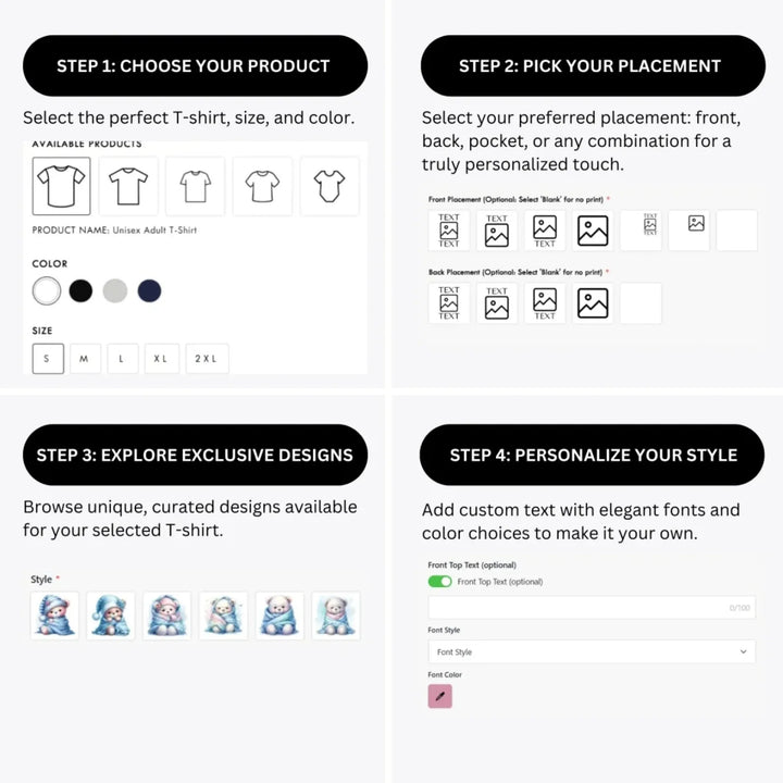 how-to-design-custom-Watercolor-Teddy-Bear-in-Blue-Blanket-t-shirt-personalization-options-artfulane