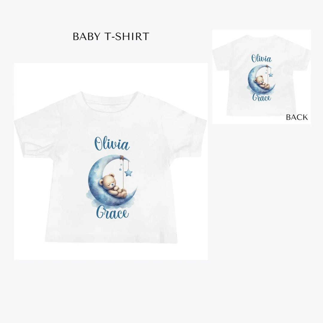 Watercolor-Teddy-Bear-Sleeping-on-Moon-custom-baby-t-shirt-artfulane
