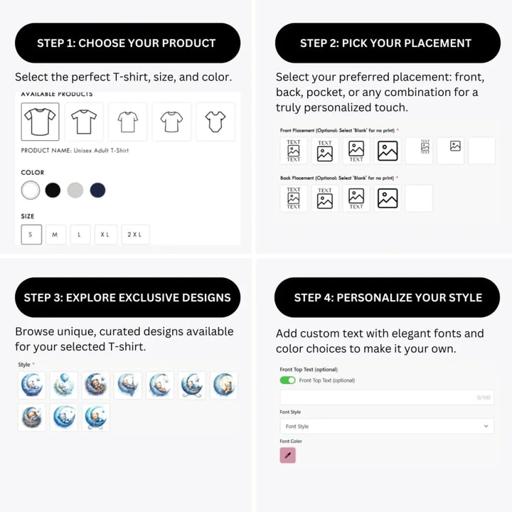 how-to-design-custom-Watercolor-Teddy-Bears-Sleeping-on-Moon-t-shirt-personalization-options-artfulane