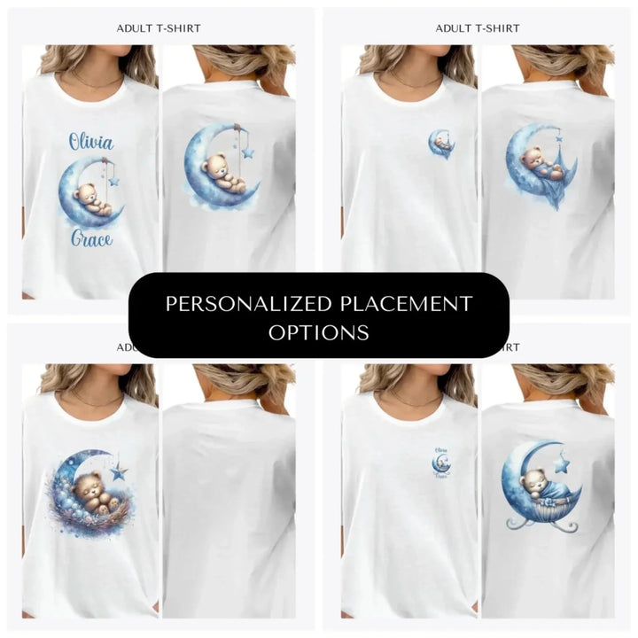 Watercolor-Teddy-Bears-Sleeping-on-Moon-custom-adult-t-shirt-design-placement-front-back-pocket-artfulane