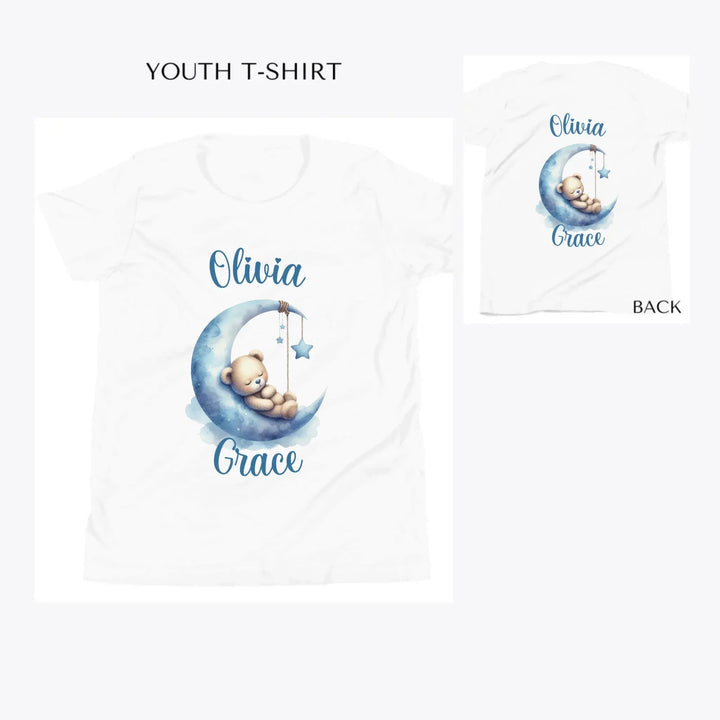 Watercolor-Teddy-Bear-Sleeping-on-Moon-custom-youth-t-shirt-artfulane