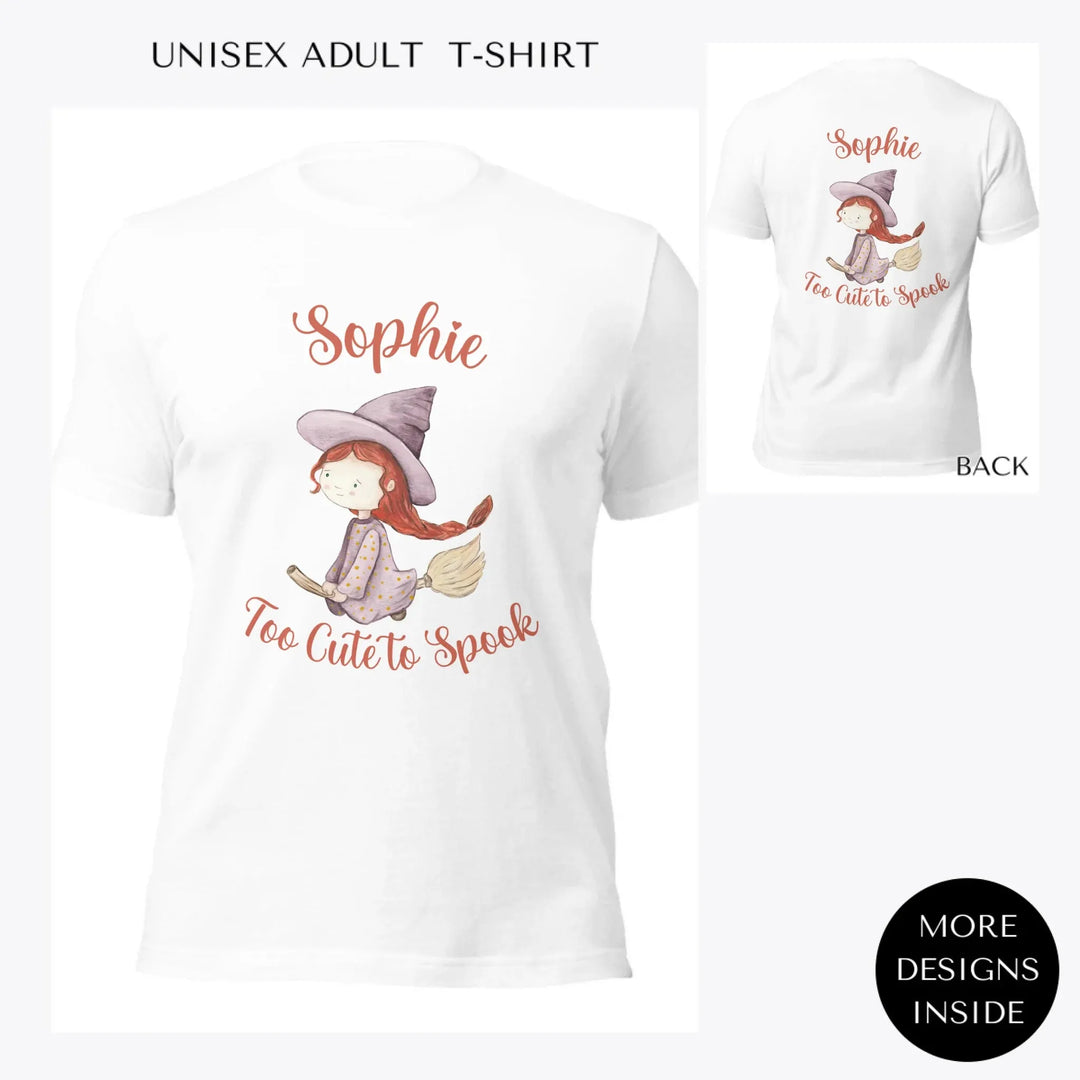 Whimsical-Halloween-Witches-custom-women-unisex-adult-t-shirt-artfulane