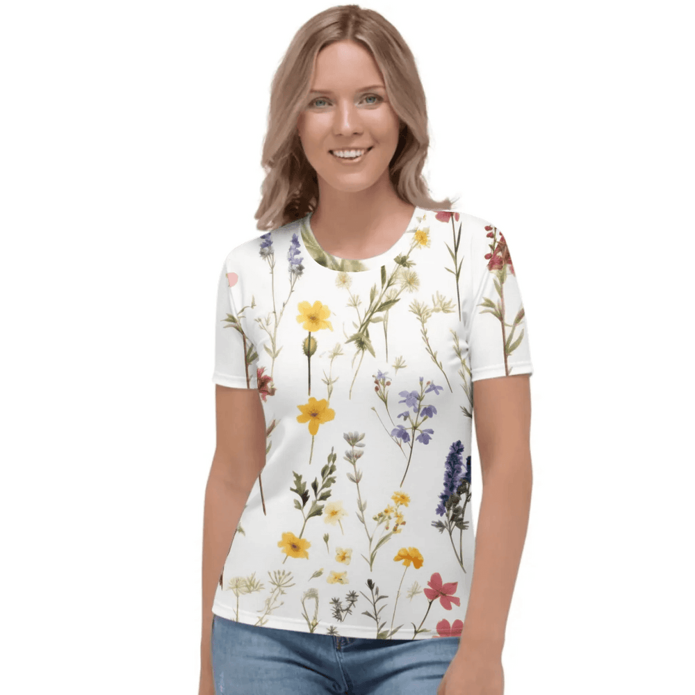 Custom Wildflowers T-Shirt - ARTFULANE
