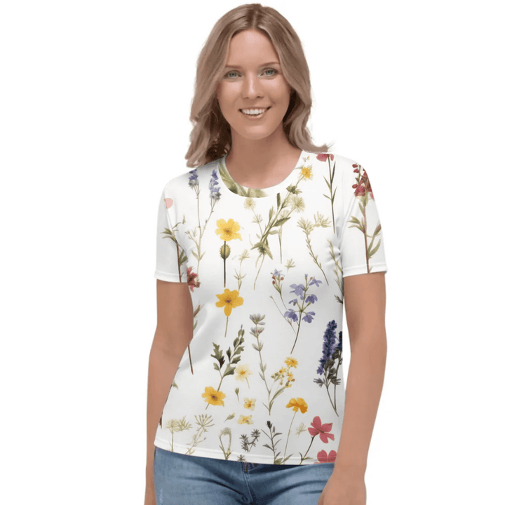 Custom Wildflowers T-Shirt - ARTFULANE