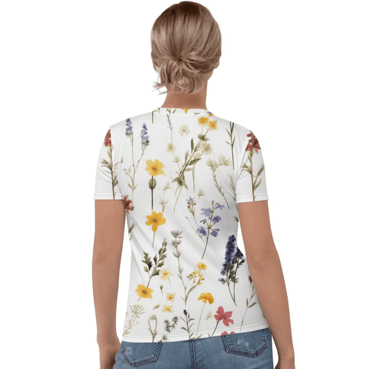 Custom Wildflowers T-Shirt - ARTFULANE
