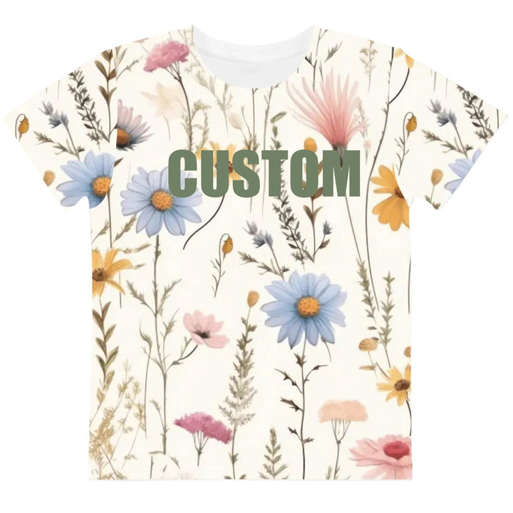 Custom Wildflowers T-Shirt - ARTFULANE