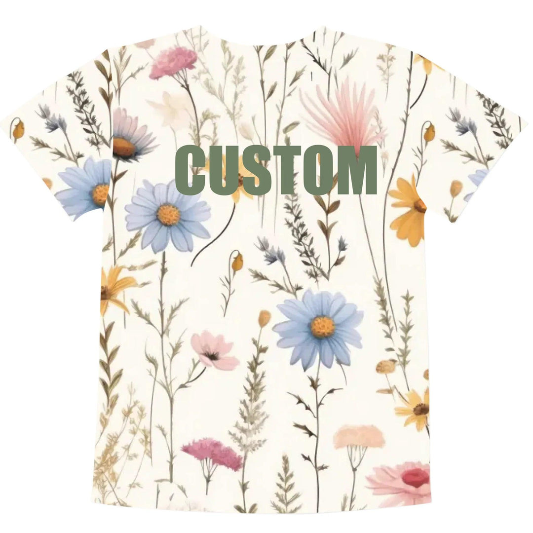 Custom Wildflowers T-Shirt - ARTFULANE