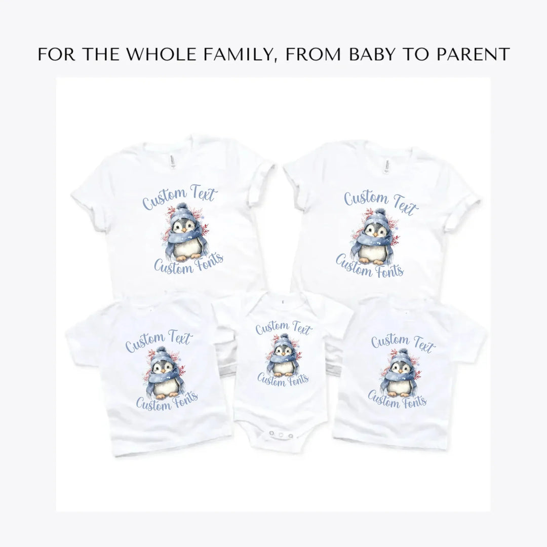 Winter-Penguins-custom-t-shirts-adult-youth-toddler-baby-sizes-artfulane