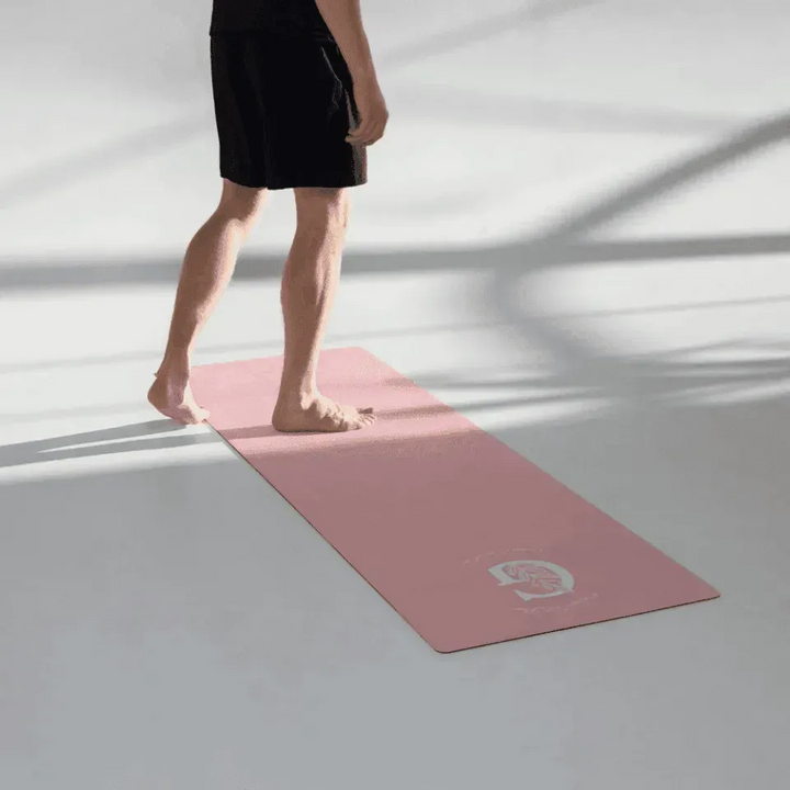 Custom Yoga Mat - Autumn Leaf Initial - ARTFULANE