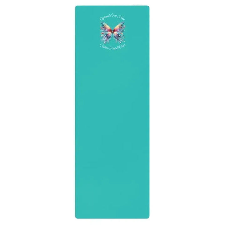 Custom Yoga Mat - Beautiful Watercolor Butterflies - ARTFULANE