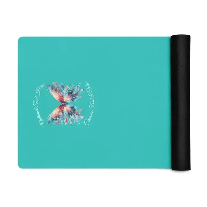 Custom Yoga Mat - Beautiful Watercolor Butterflies - ARTFULANE