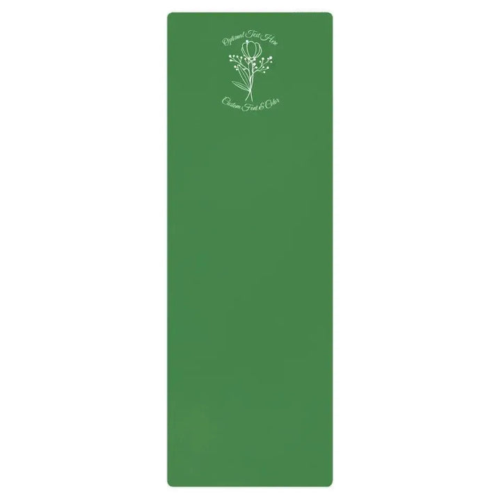 Custom Yoga Mat - Bunch of Flowers Line Art - ARTFULANE