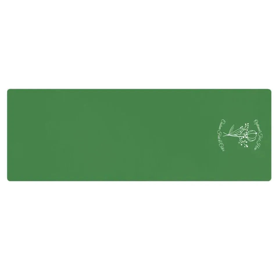 Custom Yoga Mat - Bunch of Flowers Line Art - ARTFULANE