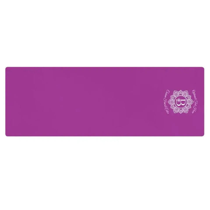 Custom Yoga Mat - Elegant Mandala Initial - ARTFULANE