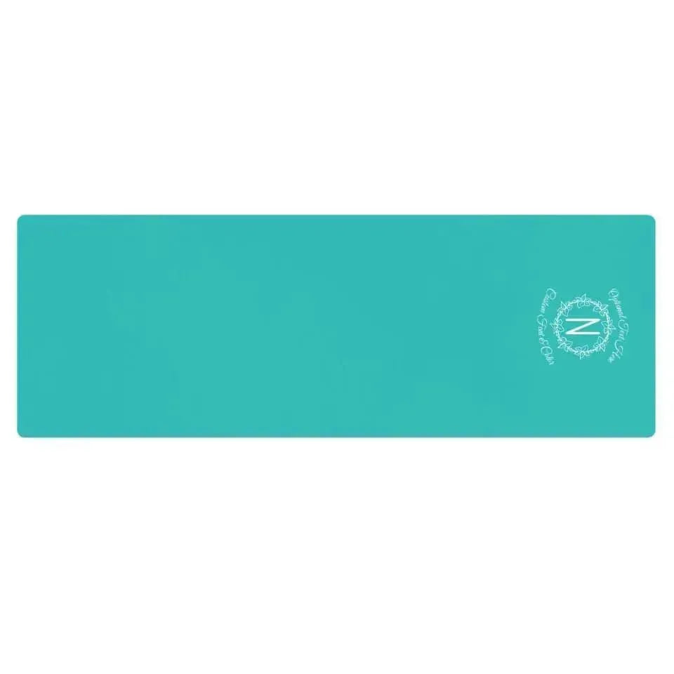 Custom Floral Monogram Yoga Mat - ARTFULANE