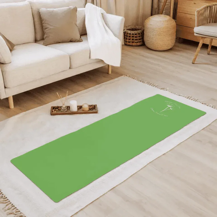 Custom Yoga Mat - Flowers Line Art - ARTFULANE