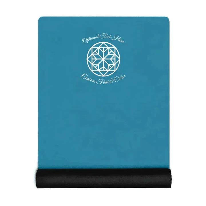 Custom Geometric Circle Line Art Yoga Mat - ARTFULANE