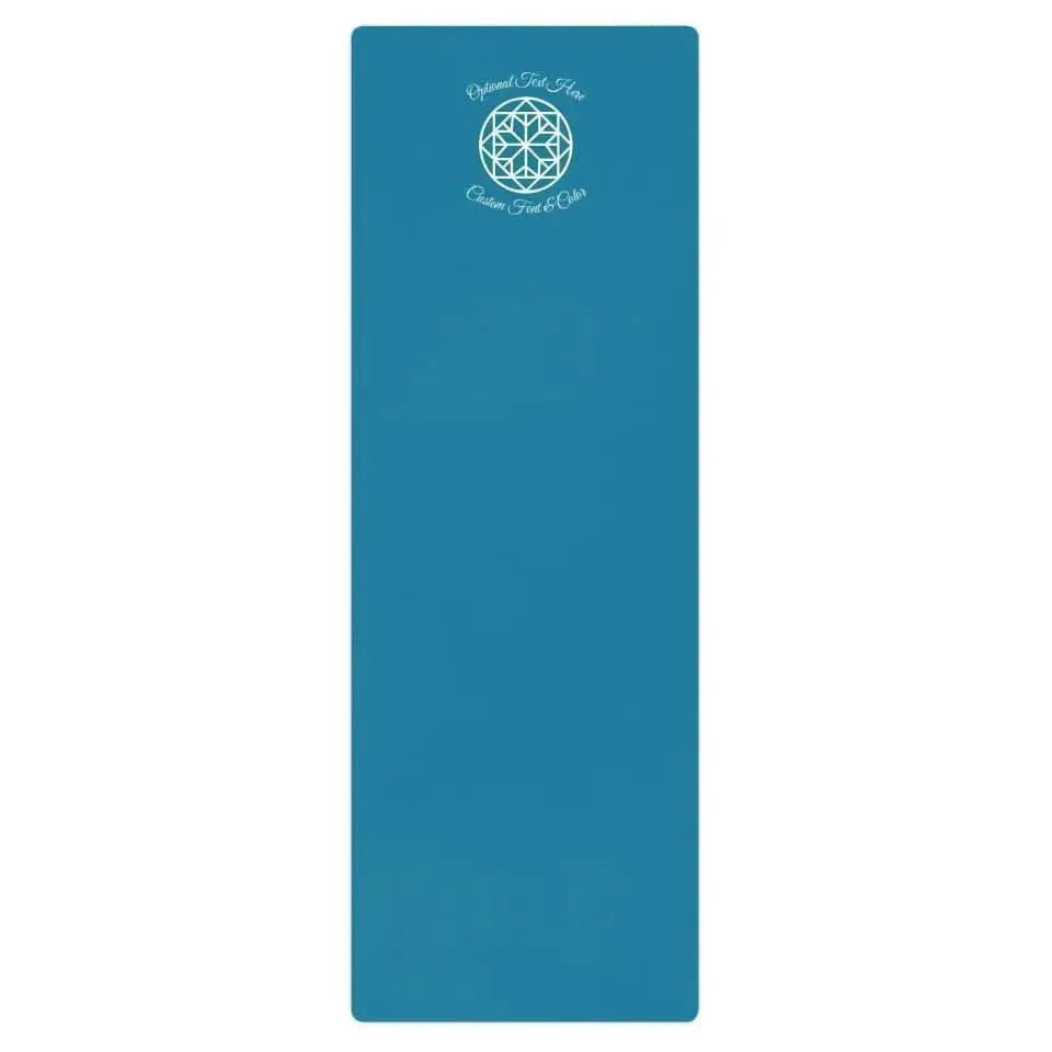 Custom Geometric Circle Line Art Yoga Mat - ARTFULANE