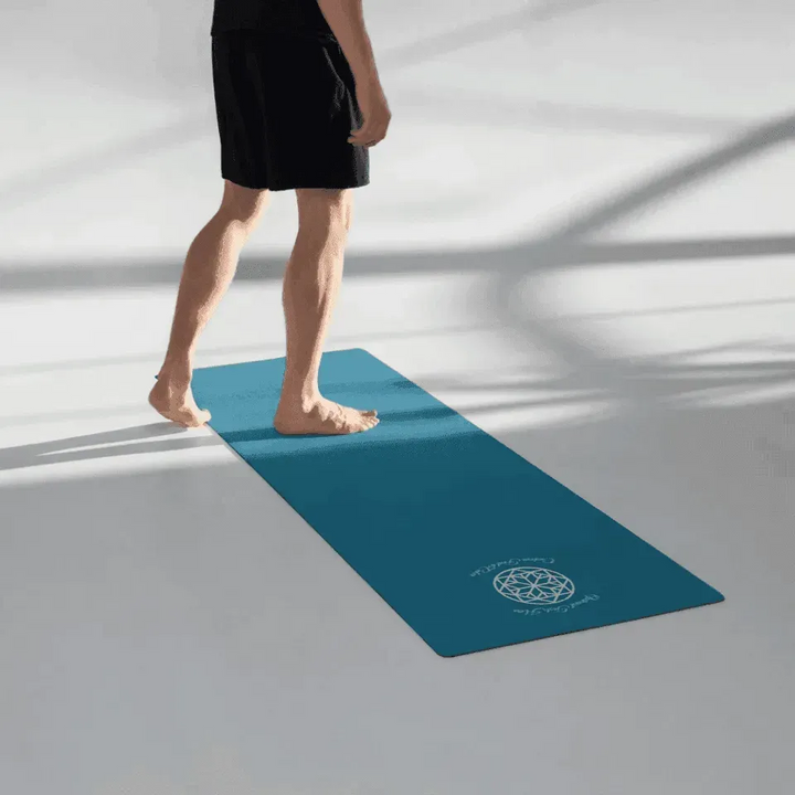 Custom Yoga Mat - Geometric Circle Line Art - ARTFULANE