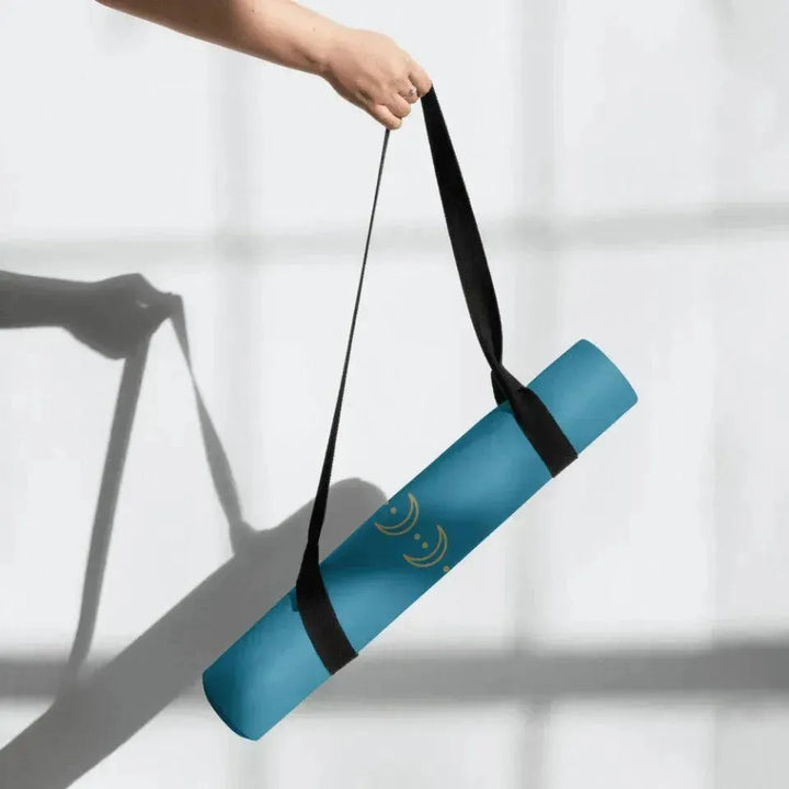 Custom Yoga Mat - Golden Lotus Flower - ARTFULANE