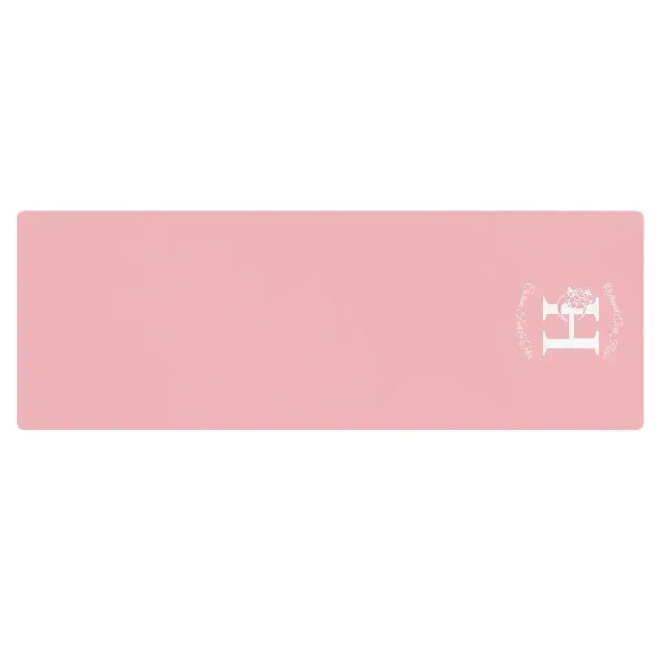 Custom Yoga Mat - Moon Flower Initial - ARTFULANE