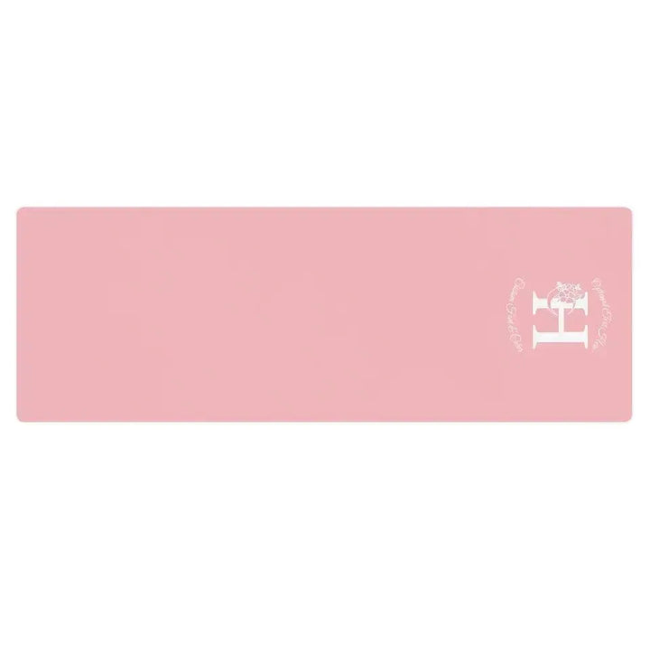 Custom Yoga Mat - Moon Flower Initial - ARTFULANE