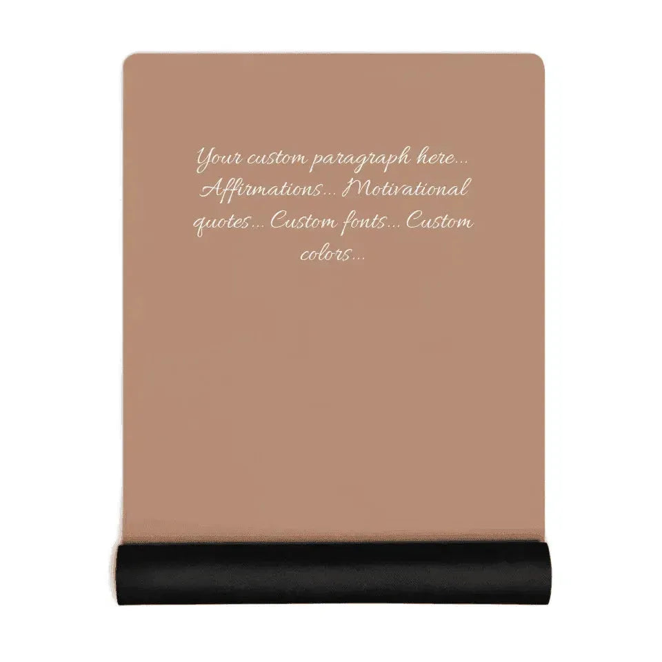 Custom Yoga Mat - Paragraph Text - ARTFULANE