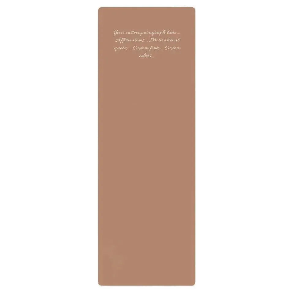 Custom Yoga Mat - Paragraph Text - ARTFULANE