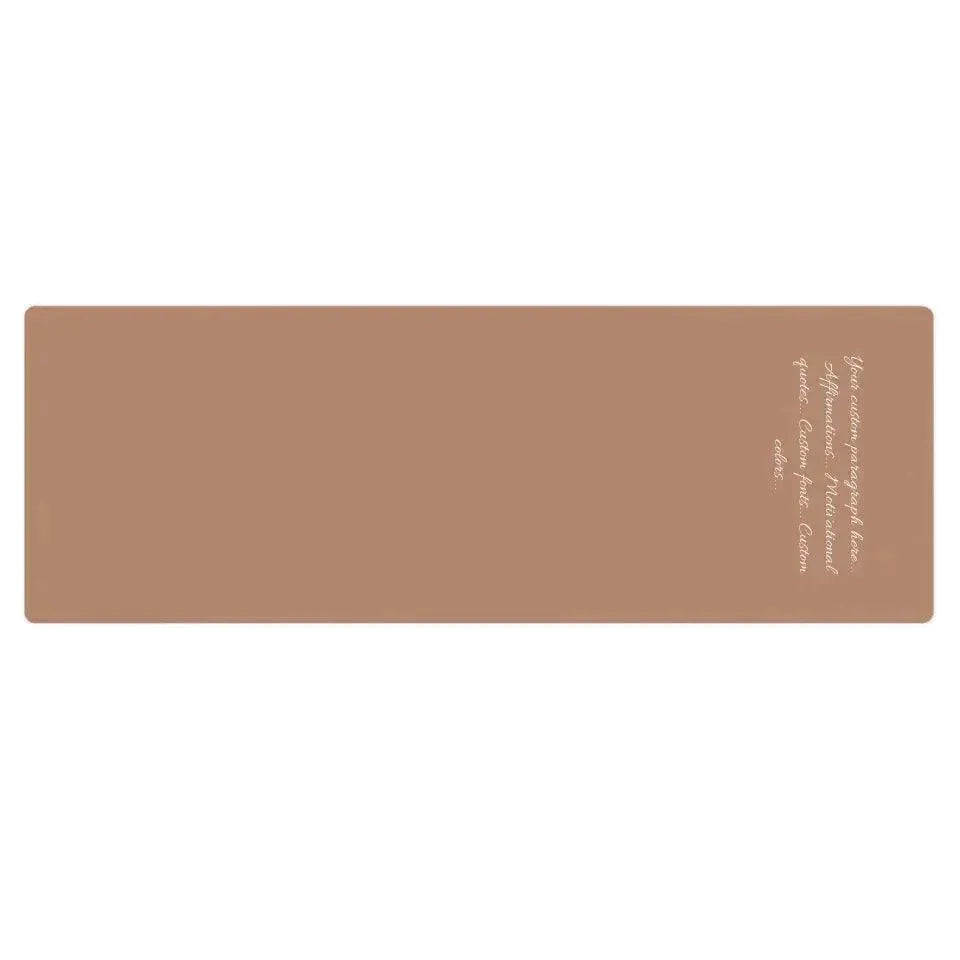 Custom Yoga Mat - Paragraph Text - ARTFULANE