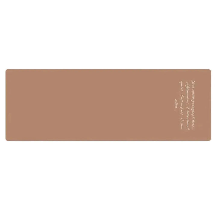 Custom Yoga Mat - Paragraph Text - ARTFULANE