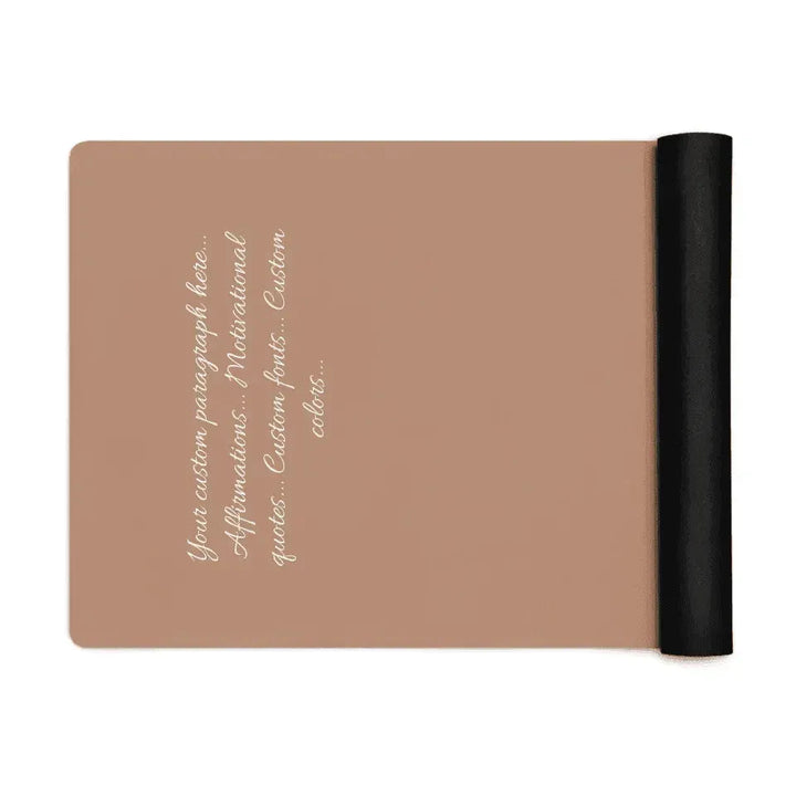 Custom Yoga Mat - Paragraph Text - ARTFULANE