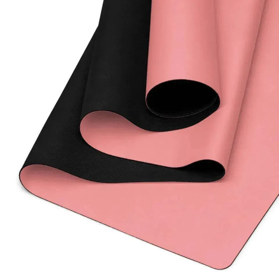 Custom Yoga Mat - Rose Bloom Initial - ARTFULANE