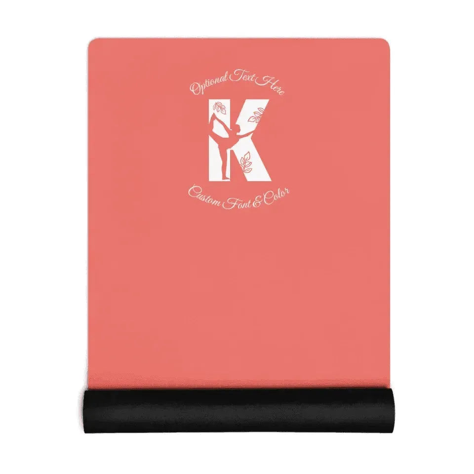 Custom Yoga Mat - Yoga Initial - ARTFULANE