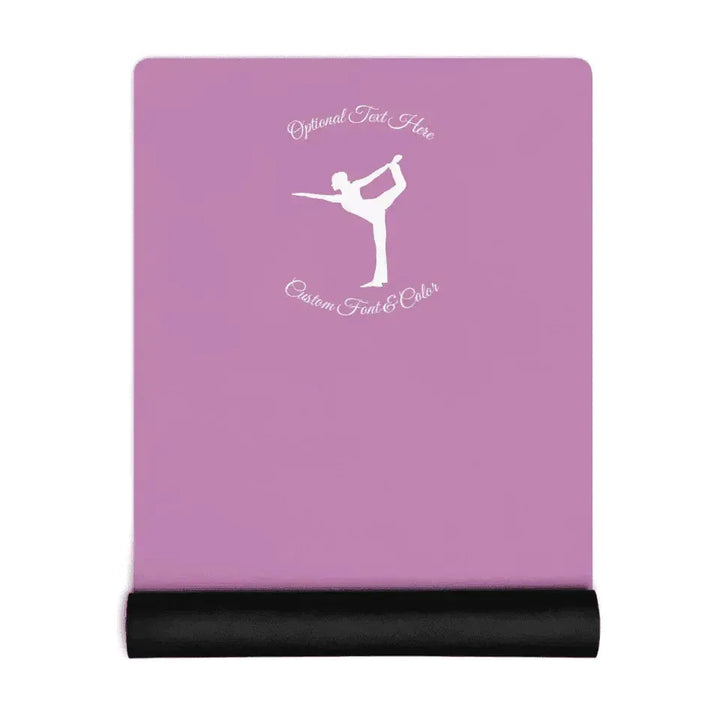 Custom Yoga Mat - Yoga Poses Silhouette - ARTFULANE
