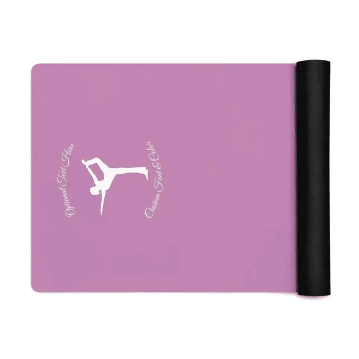 Custom Yoga Mat - Yoga Poses Silhouette - ARTFULANE