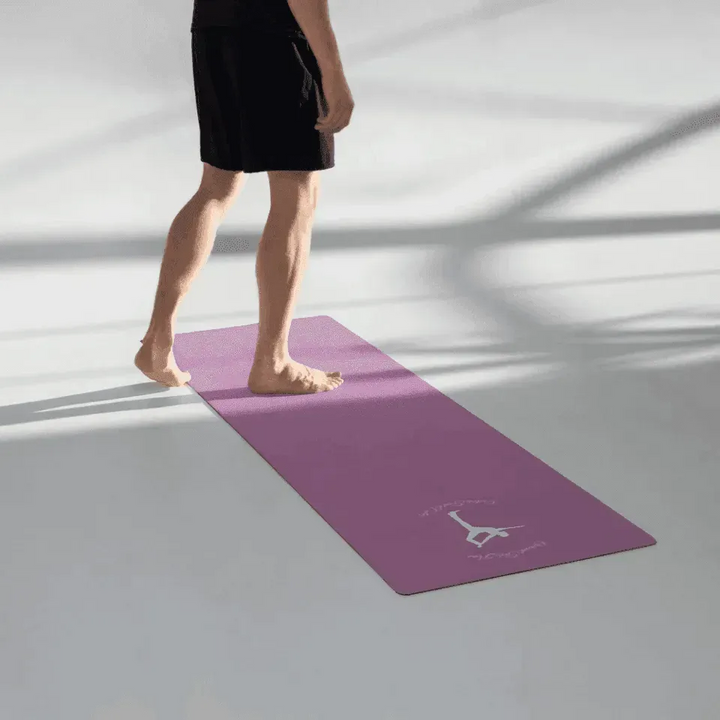 Custom Yoga Mat - Yoga Poses Silhouette - ARTFULANE