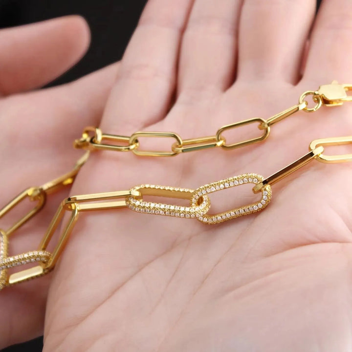 CZ-Paperclip-Chain-Necklace-in-hand-artfulane