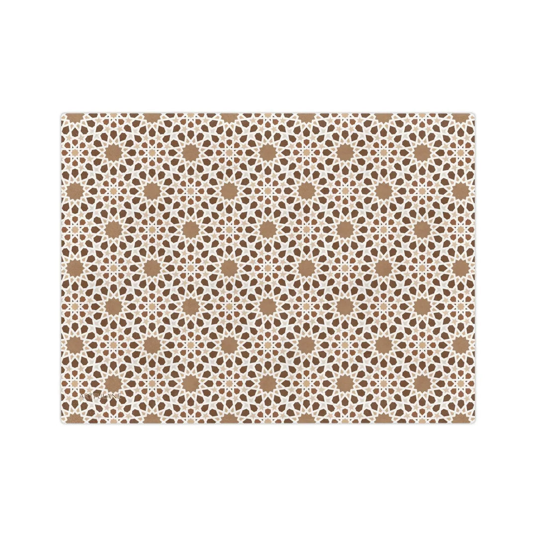 Geometric Moroccan Art Blanket - ARTFULANE