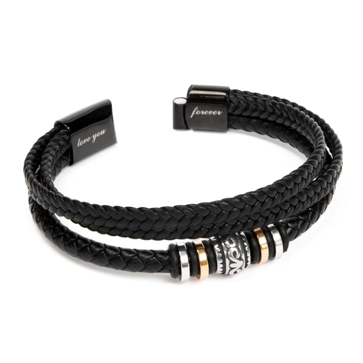 Mens-Love-You-Forever-Bracelet-open-artfulane