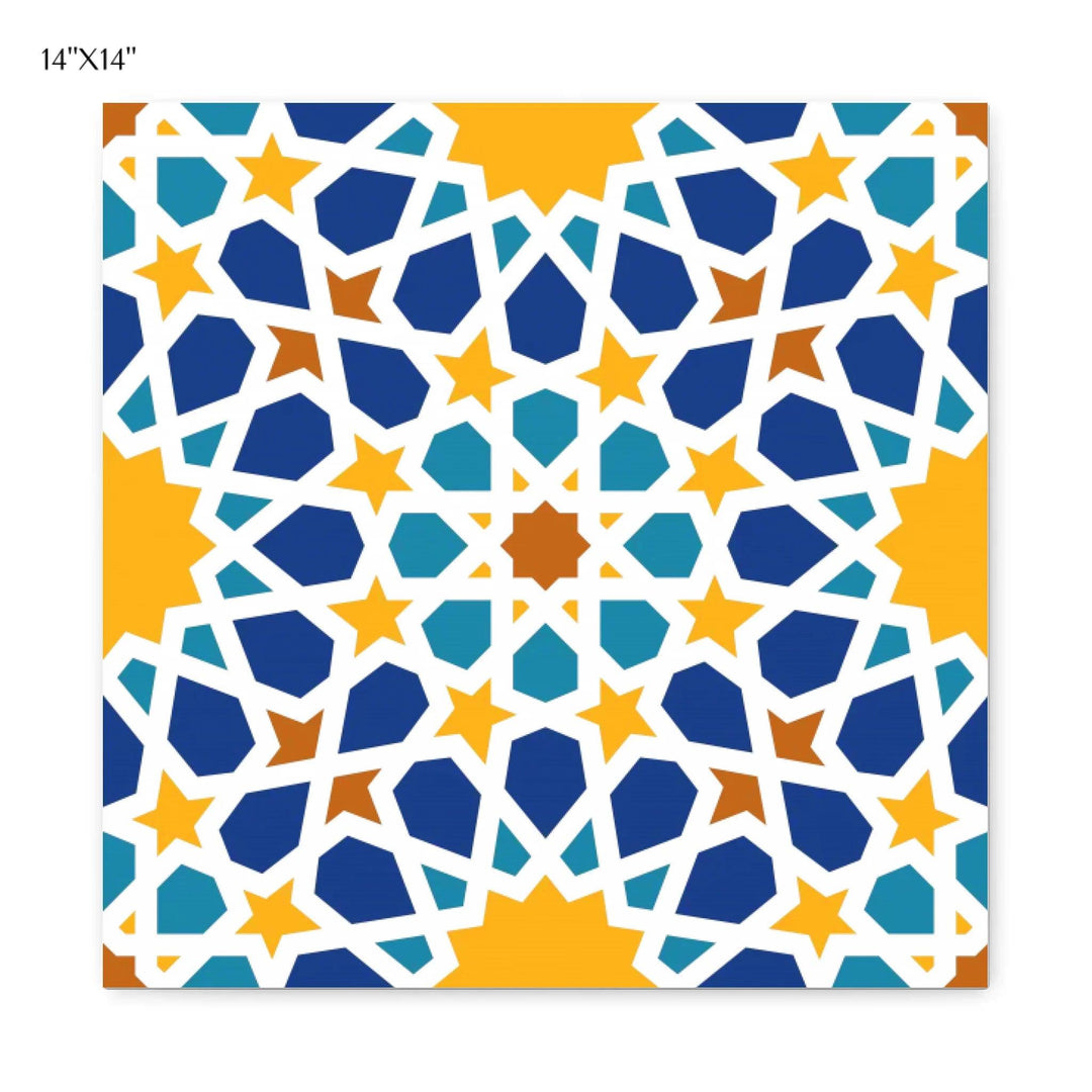 Moroccan Geometric Art Wall Art - ARTFULANE