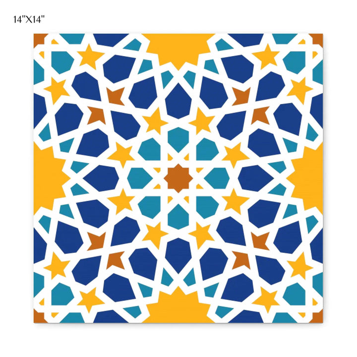 Moroccan Geometric Art Wall Art - ARTFULANE