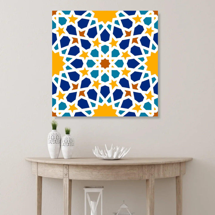 Moroccan Geometric Art Wall Art - ARTFULANE