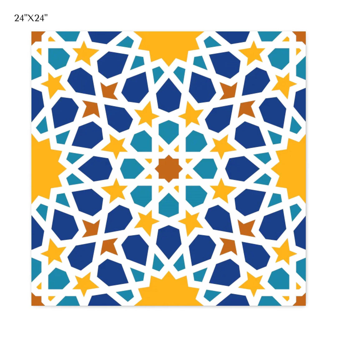 Moroccan Geometric Art Wall Art - ARTFULANE