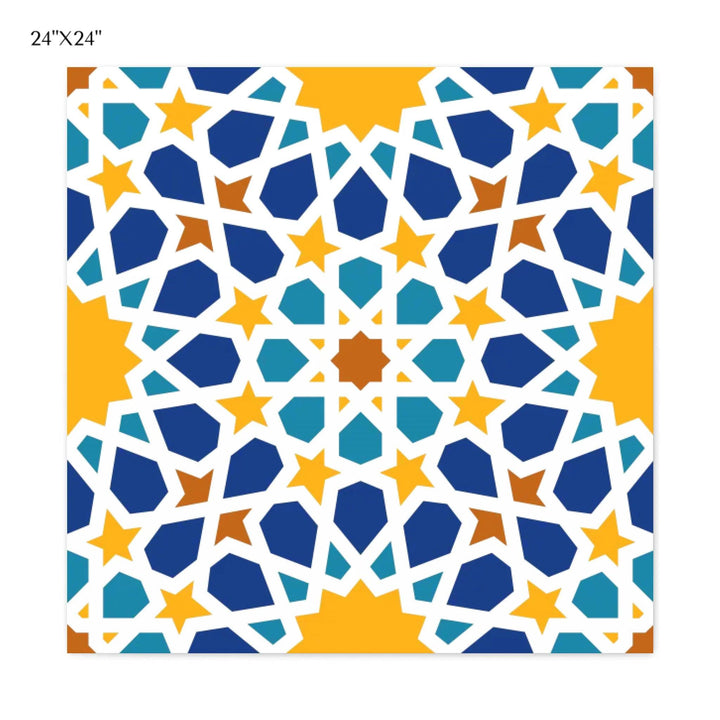 Moroccan Geometric Art Wall Art - ARTFULANE