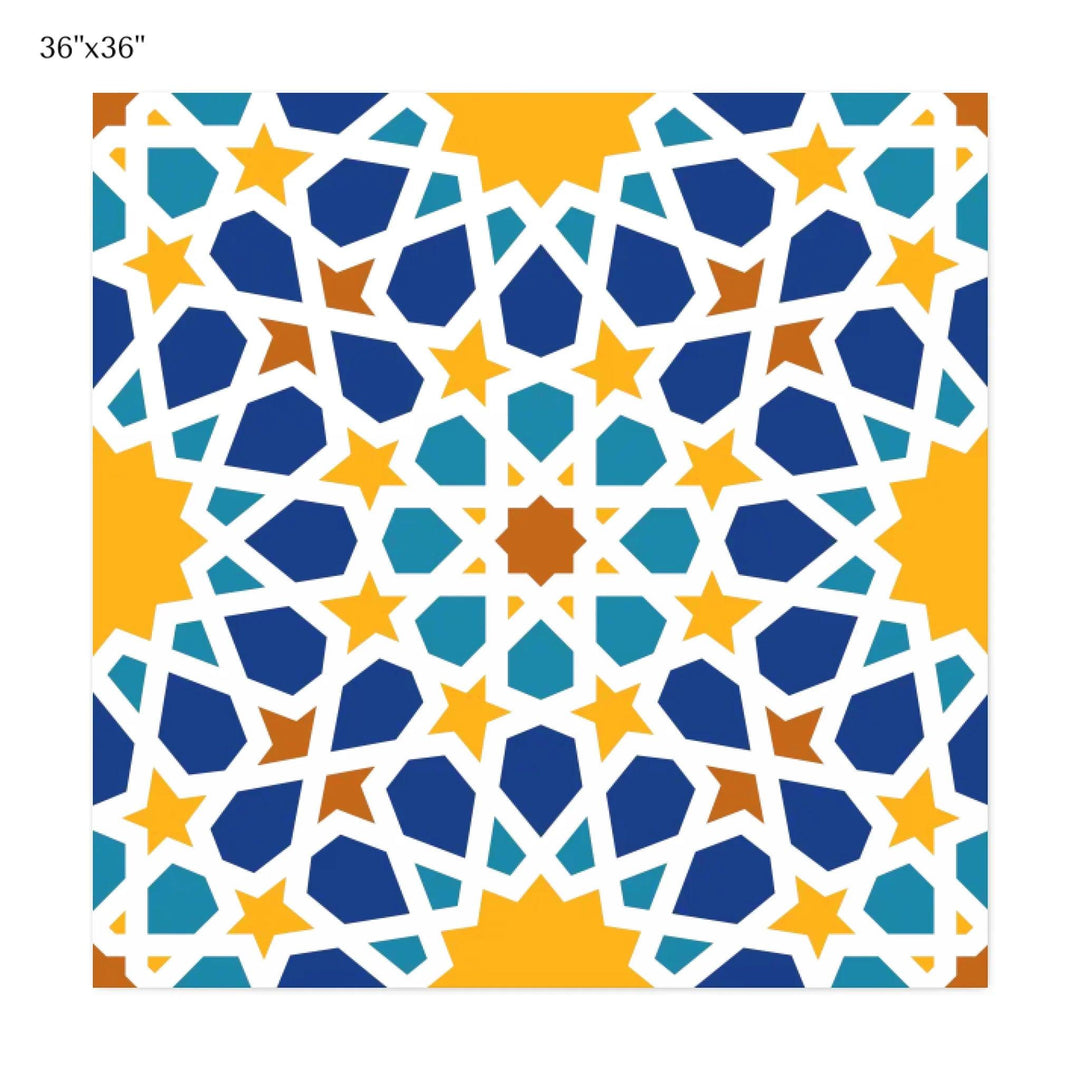 Moroccan Geometric Art Wall Art - ARTFULANE